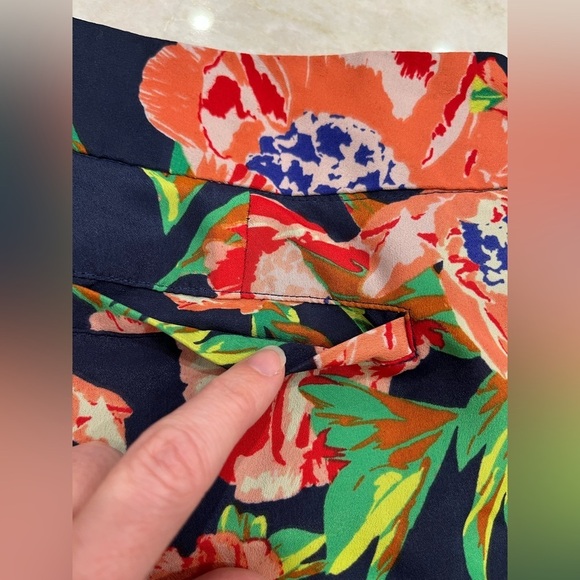 CHORD Wide Leg Peony Floral Pants |‎ Size 2 - Picture 10 of 14